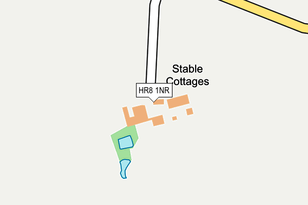 HR8 1NR map - OS OpenMap – Local (Ordnance Survey)