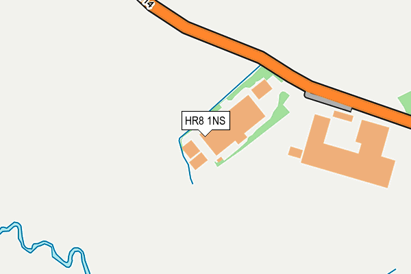 HR8 1NS map - OS OpenMap – Local (Ordnance Survey)