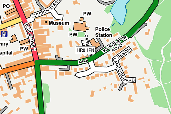 HR8 1PN map - OS OpenMap – Local (Ordnance Survey)