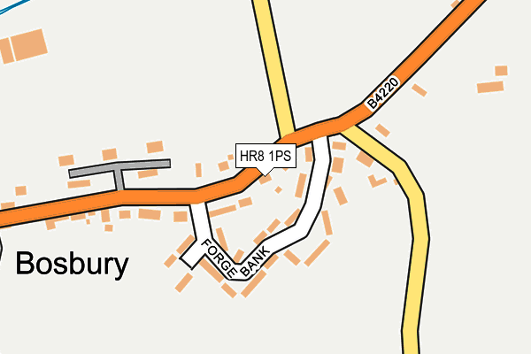 HR8 1PS map - OS OpenMap – Local (Ordnance Survey)