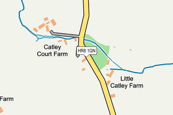 HR8 1QN map - OS OpenMap – Local (Ordnance Survey)