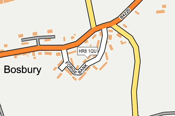 HR8 1QU map - OS OpenMap – Local (Ordnance Survey)