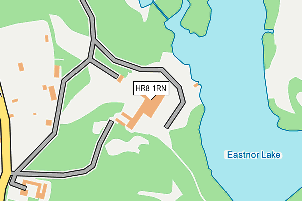 HR8 1RN map - OS OpenMap – Local (Ordnance Survey)