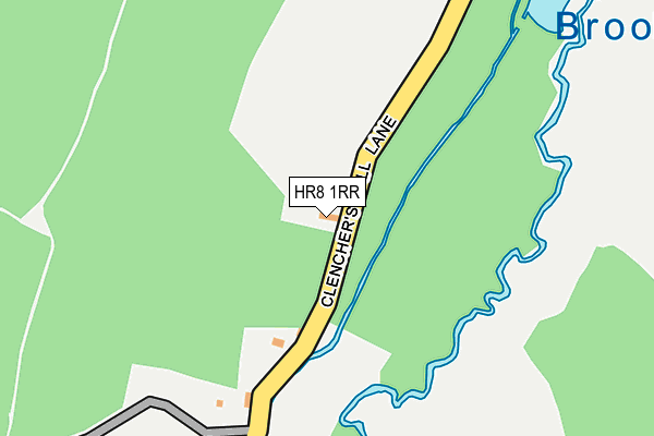 HR8 1RR map - OS OpenMap – Local (Ordnance Survey)