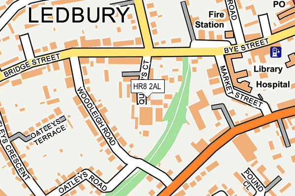 HR8 2AL map - OS OpenMap – Local (Ordnance Survey)