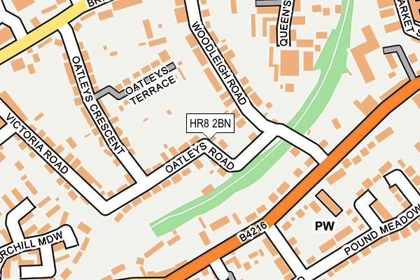 HR8 2BN map - OS OpenMap – Local (Ordnance Survey)