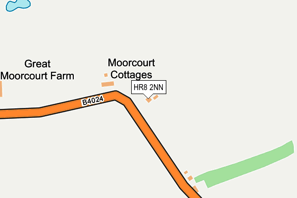 HR8 2NN map - OS OpenMap – Local (Ordnance Survey)