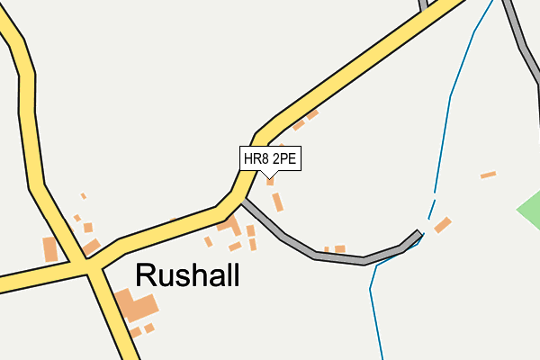 HR8 2PE map - OS OpenMap – Local (Ordnance Survey)