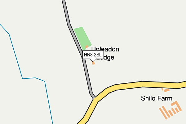 HR8 2SL map - OS OpenMap – Local (Ordnance Survey)