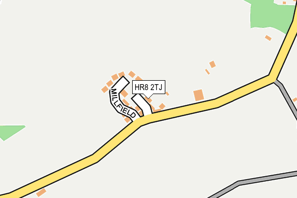 HR8 2TJ map - OS OpenMap – Local (Ordnance Survey)