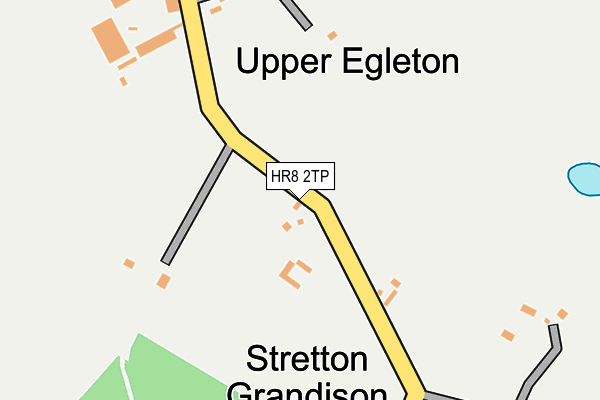 HR8 2TP map - OS OpenMap – Local (Ordnance Survey)