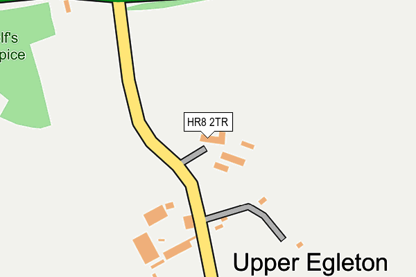 HR8 2TR map - OS OpenMap – Local (Ordnance Survey)