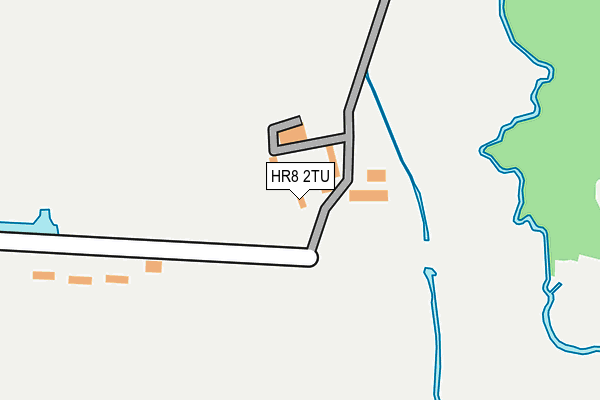 HR8 2TU map - OS OpenMap – Local (Ordnance Survey)