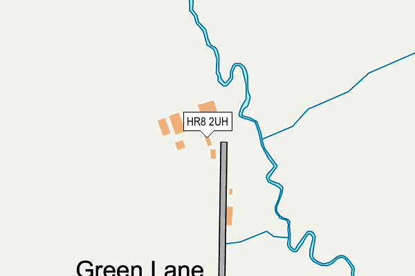 HR8 2UH map - OS OpenMap – Local (Ordnance Survey)