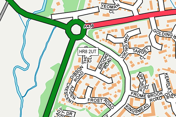 HR8 2UT map - OS OpenMap – Local (Ordnance Survey)