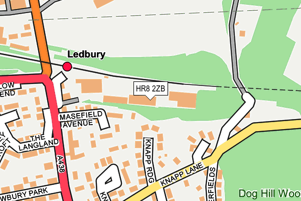 HR8 2ZB map - OS OpenMap – Local (Ordnance Survey)