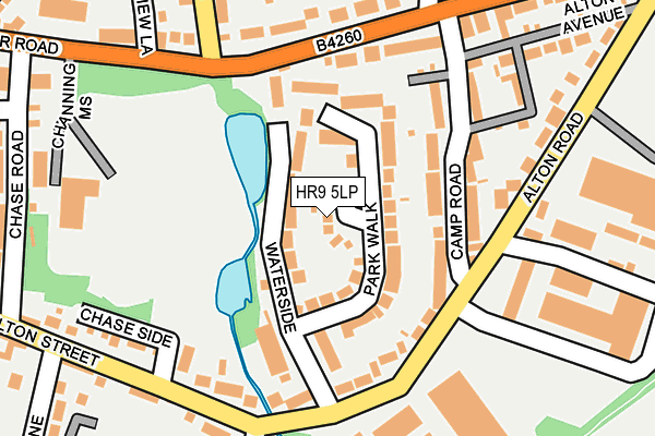HR9 5LP map - OS OpenMap – Local (Ordnance Survey)