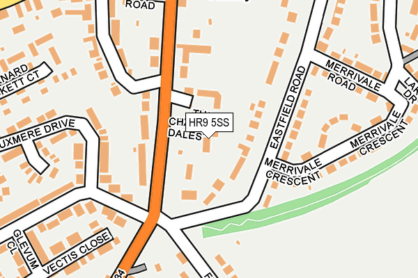 HR9 5SS map - OS OpenMap – Local (Ordnance Survey)