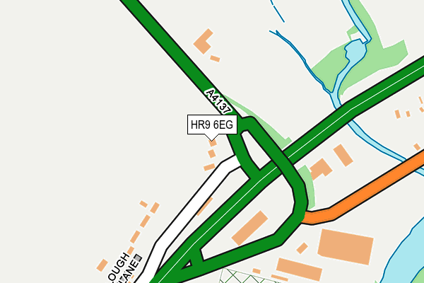 HR9 6EG map - OS OpenMap – Local (Ordnance Survey)