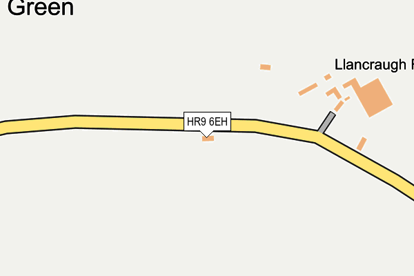 HR9 6EH map - OS OpenMap – Local (Ordnance Survey)