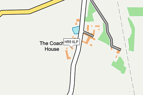 HR9 6LP map - OS OpenMap – Local (Ordnance Survey)