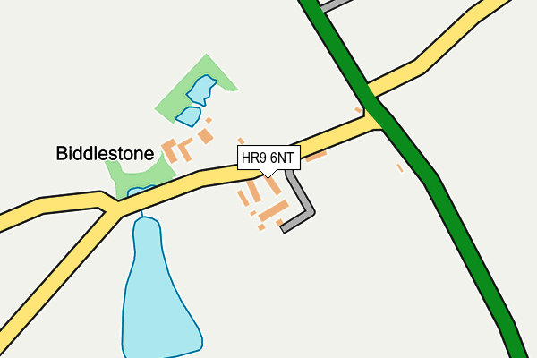 HR9 6NT map - OS OpenMap – Local (Ordnance Survey)