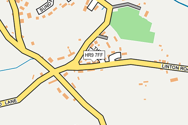 HR9 7FF map - OS OpenMap – Local (Ordnance Survey)