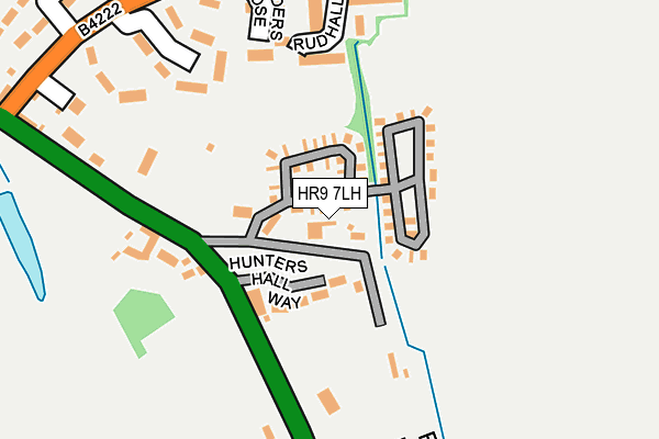 HR9 7LH map - OS OpenMap – Local (Ordnance Survey)