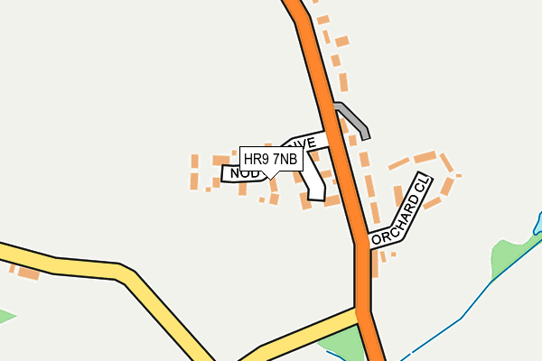 HR9 7NB map - OS OpenMap – Local (Ordnance Survey)
