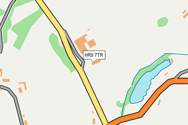 HR9 7TR map - OS OpenMap – Local (Ordnance Survey)