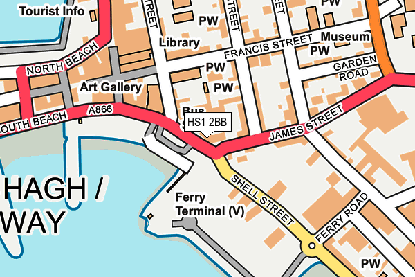 HS1 2BB map - OS OpenMap – Local (Ordnance Survey)