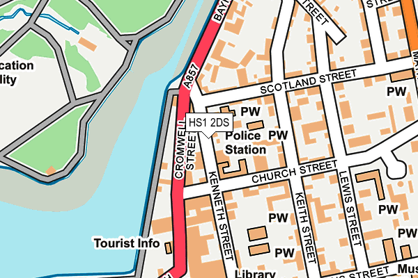 HS1 2DS map - OS OpenMap – Local (Ordnance Survey)