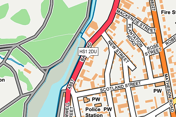 HS1 2DU map - OS OpenMap – Local (Ordnance Survey)