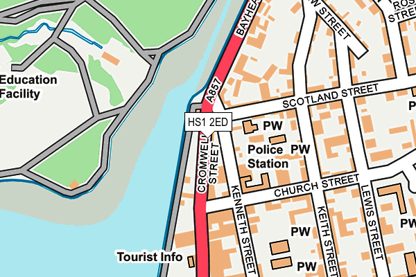 HS1 2ED map - OS OpenMap – Local (Ordnance Survey)
