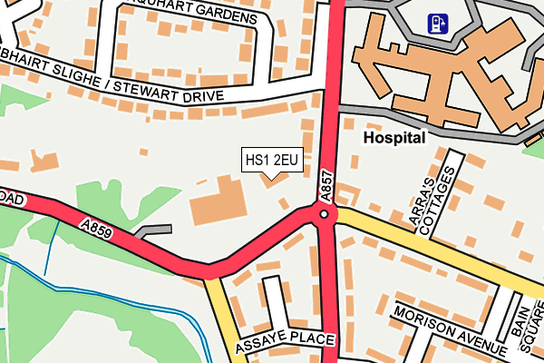 HS1 2EU map - OS OpenMap – Local (Ordnance Survey)