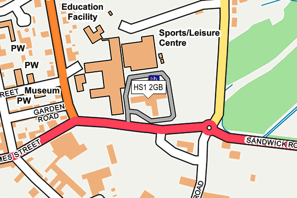 HS1 2GB map - OS OpenMap – Local (Ordnance Survey)