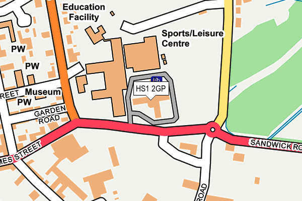 HS1 2GP map - OS OpenMap – Local (Ordnance Survey)