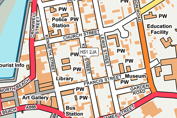 HS1 2JA map - OS OpenMap – Local (Ordnance Survey)