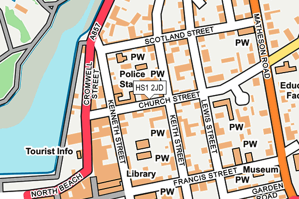 HS1 2JD map - OS OpenMap – Local (Ordnance Survey)