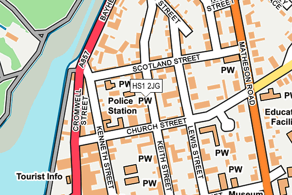HS1 2JG map - OS OpenMap – Local (Ordnance Survey)
