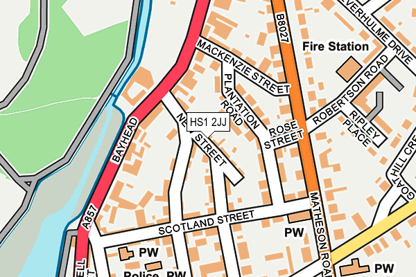 HS1 2JJ map - OS OpenMap – Local (Ordnance Survey)