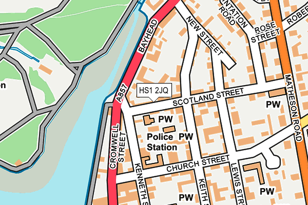 HS1 2JQ map - OS OpenMap – Local (Ordnance Survey)