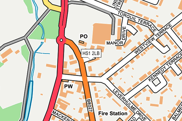 HS1 2LB map - OS OpenMap – Local (Ordnance Survey)