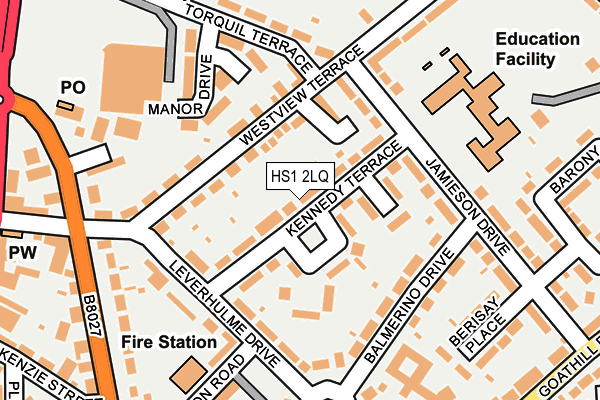 HS1 2LQ map - OS OpenMap – Local (Ordnance Survey)