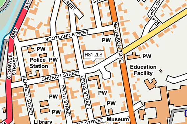HS1 2LS map - OS OpenMap – Local (Ordnance Survey)