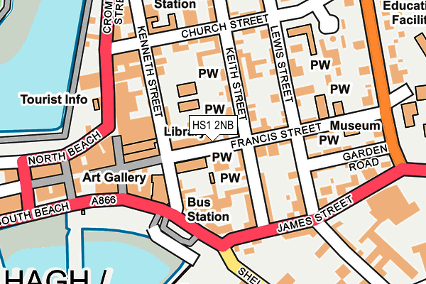 HS1 2NB map - OS OpenMap – Local (Ordnance Survey)