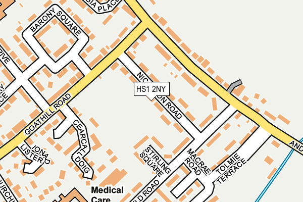 HS1 2NY map - OS OpenMap – Local (Ordnance Survey)