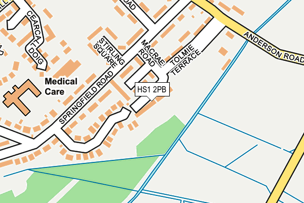 HS1 2PB map - OS OpenMap – Local (Ordnance Survey)