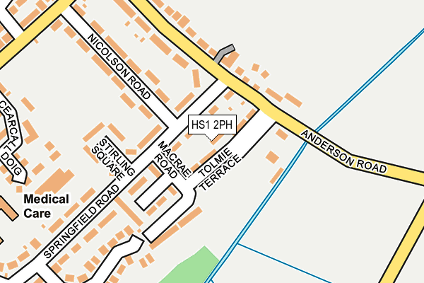 HS1 2PH map - OS OpenMap – Local (Ordnance Survey)