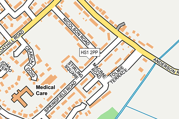 HS1 2PP map - OS OpenMap – Local (Ordnance Survey)